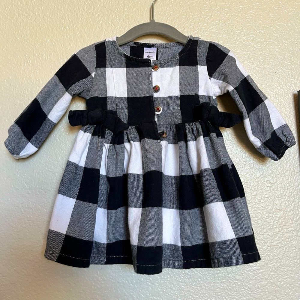 🔴Carters Buffalo Plaid Dress